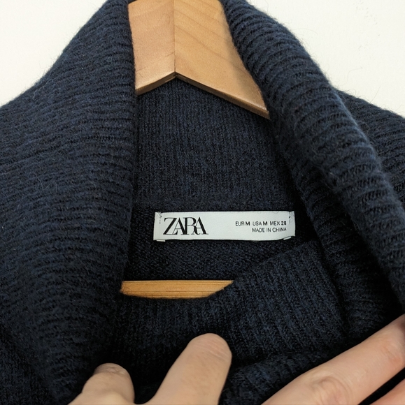 Zara wool alpaca oversized turtleneck - Picture 5 of 6